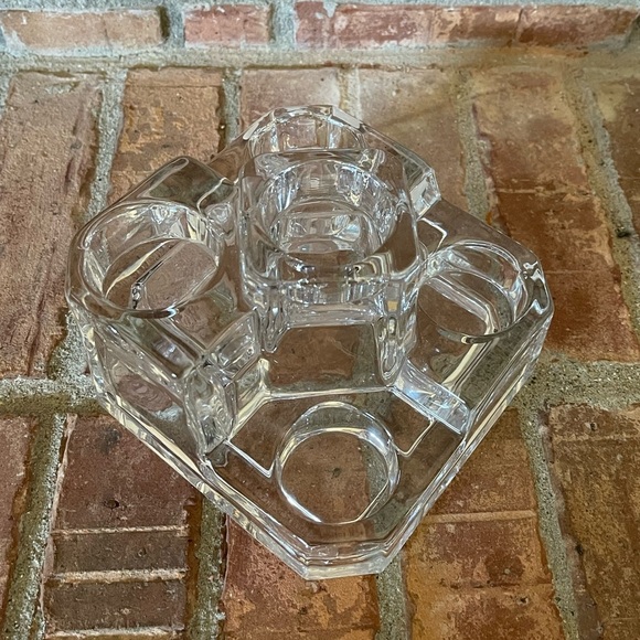 Retired Partylite Crystal Castle - Picture 2 of 5